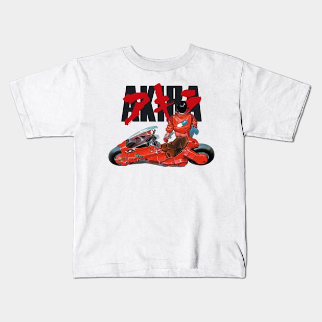 akira Kids T-Shirt by RAINYDROP